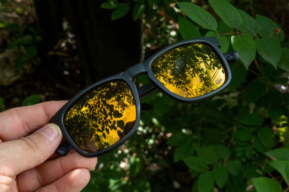 Floaties XL - Matte Black - 24K Gold Lens Polarized - One Revolver Surfboards