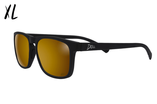 One Revolver Surfboards - Floaties XL - Matte Black - 24K Gold Lens Polarized Floaties XL