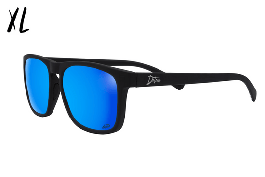 One Revolver Surfboards - Floaties XL - Matte Black - Electric Blue Lens Polarized Floaties XL