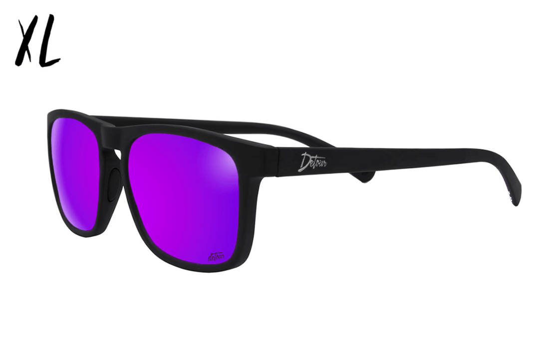 One Revolver Surfboards - Floaties XL - Matte Black - Purple Lens Polarized Floaties XL