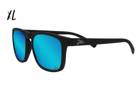 Floaties XL - Matte Black - Electric Blue Lens Polarized - One Revolver Surfboards