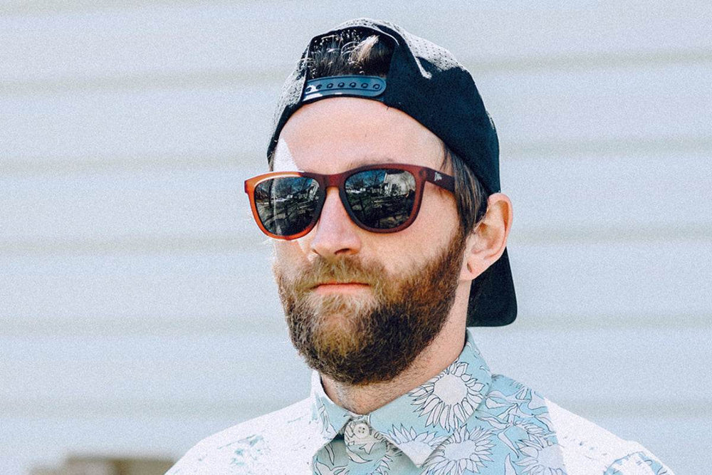 Frosted Burgundy - Jet Black Lens Polarized - Essentials - One Revolver Surfboards