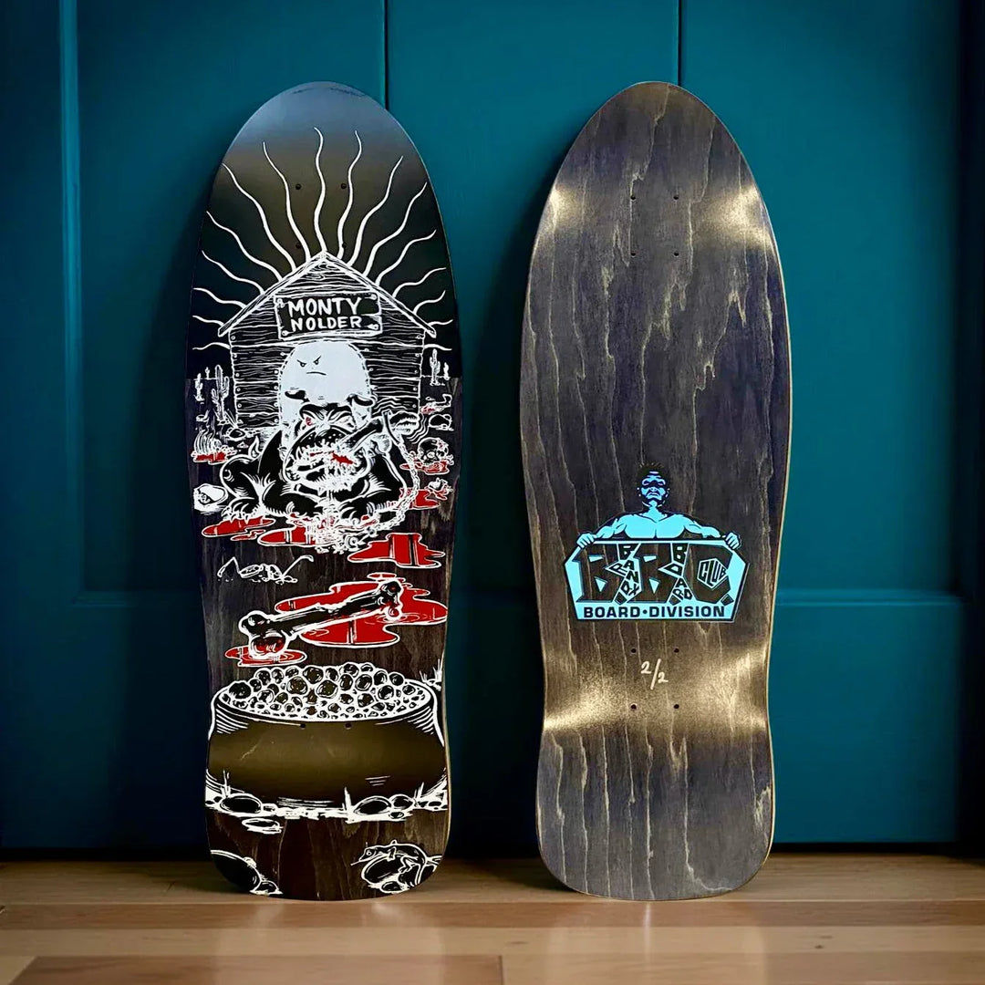 Monty Nolder Bulldog (#2) Limited Edition BBC Deck 10.25”x31” HAND-PAINTED (1 of 2) - One Revolver Surfboards