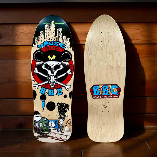 BBC Jamie Mosberg Mouse Skull 10.3”x31” HAND-PAINTED, LIMITED EDITION (1 of 10) - One Revolver Surfboards