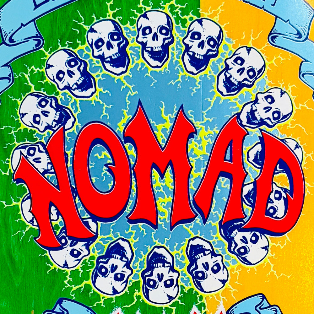 Bill Danforth Circle of Skulls 10”x30” Limited Edition, HAND-PAINTED Deck (1 of 3)