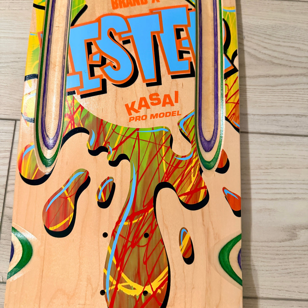Lester Kasai 10”x30” HAND-PAINTED, Routed ONE OF A KIND Deck (1 of 1)
