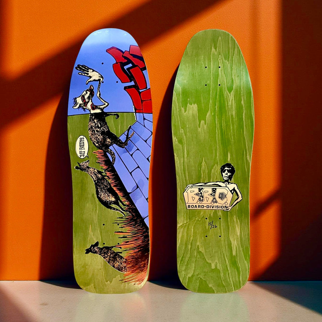 Jeff Phillips Kangaroo Limited Edition BBC Deck, HAND-PAINTED 10"x31" (1 of 26)