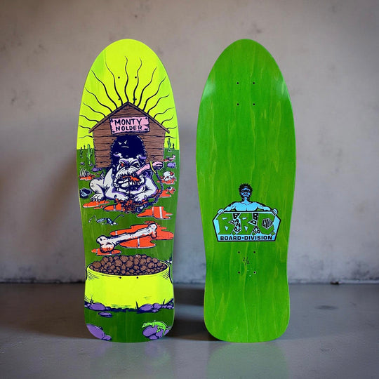 Monty Nolder Bulldog #2 BBC Limited Edition Deck 10.25”x31” HAND-PAINTED (1 of 2)
