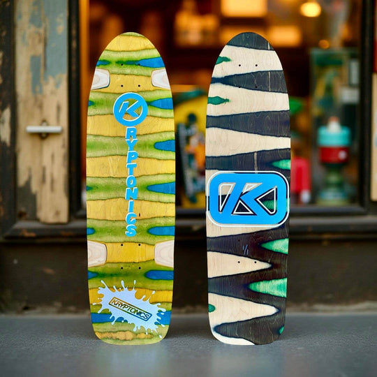 Kryptonics ONE-OF-A-KIND & HAND-PAINTED CRUISER Deck or Complete 8.5”x31” (1 of 1) - One Revolver Surfboards
