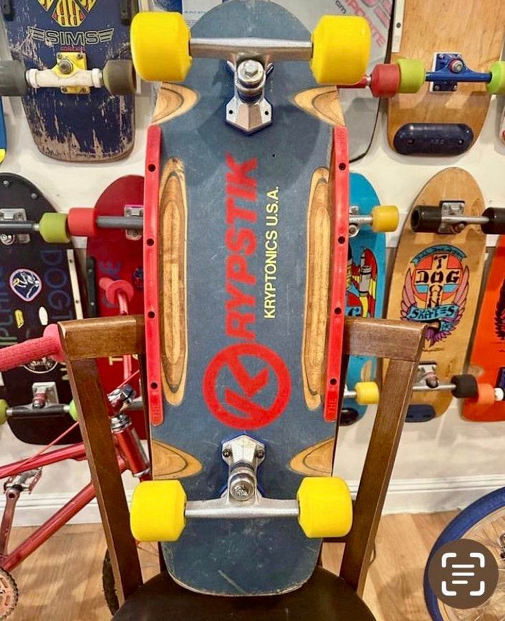 Krypstik Routed 10”x30” Limited Edition Deck HAND-PAINTED (PRE-ORDER, APRIL 2026) - One Revolver Surfboards