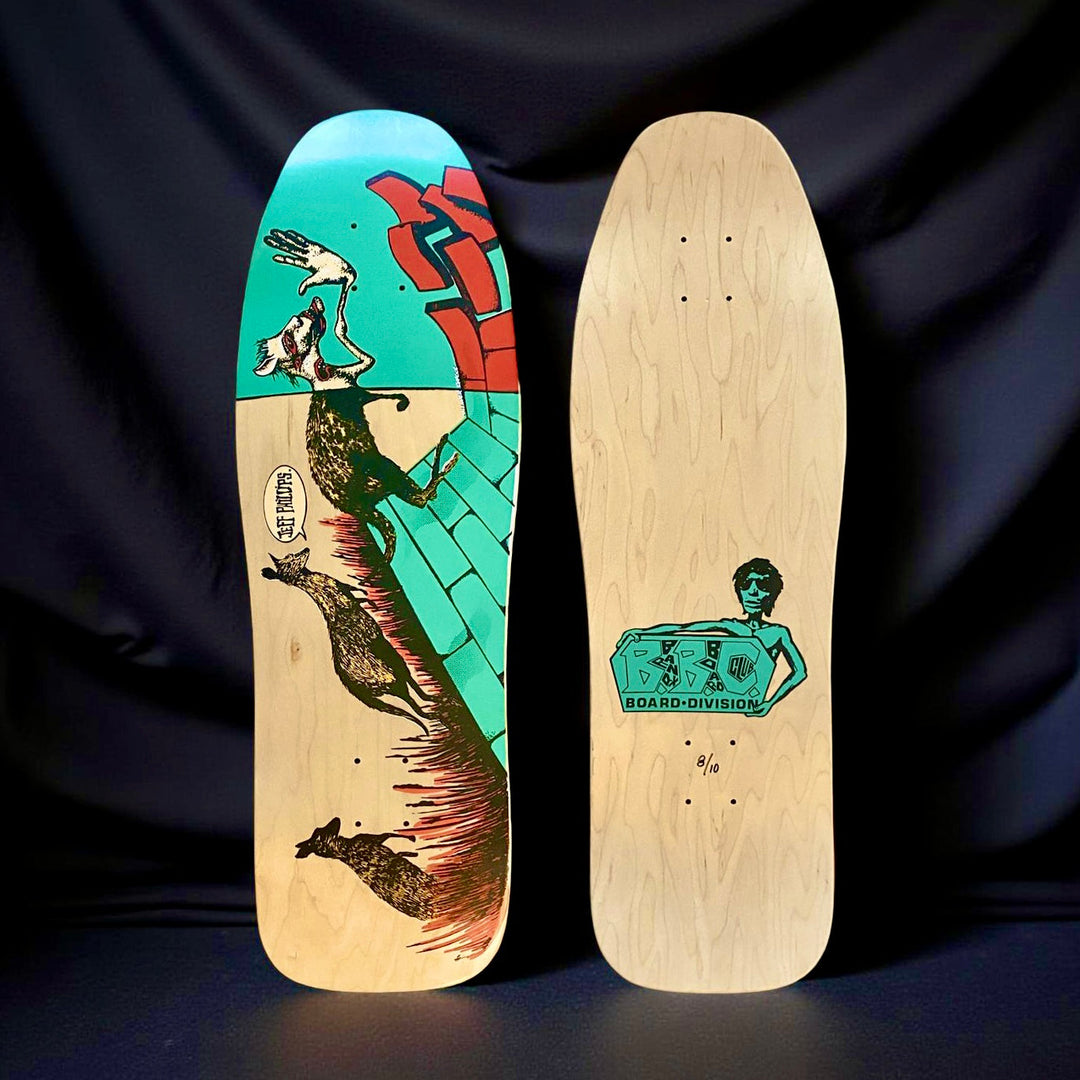 Jeff Phillips Kangaroo Limited Edition BBC Deck, HAND-PAINTED 10"x31" (1 of 10)
