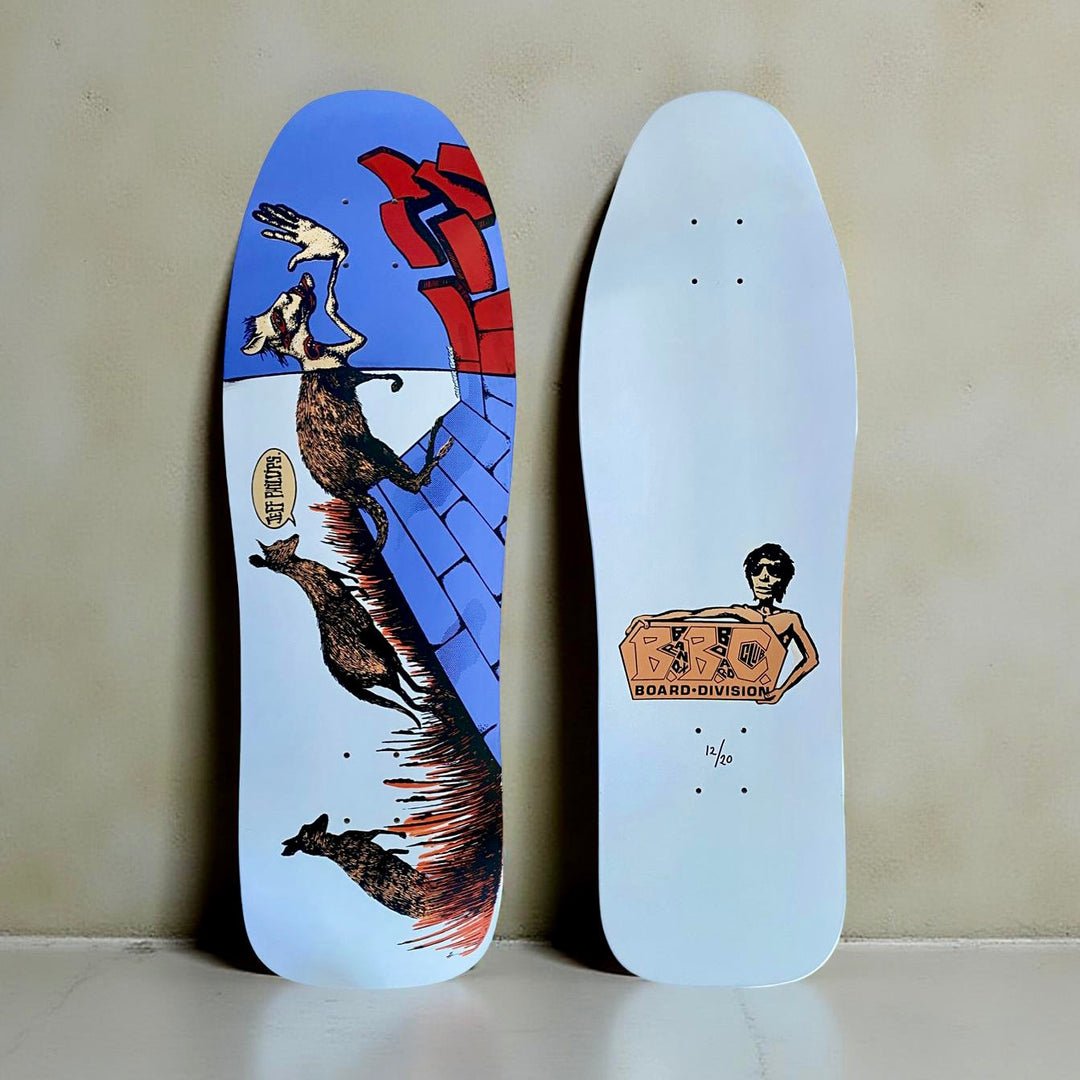Jeff Phillips Kangaroo Limited Edition BBC Deck, HAND-PAINTED 10"x31" (1 of 20)