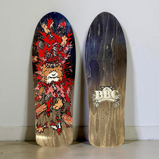 Monty Nolder BBC Exploded Bulldog (#3) Limited Edition Deck 10.2"x32" HAND-PAINTED (1 of 20)