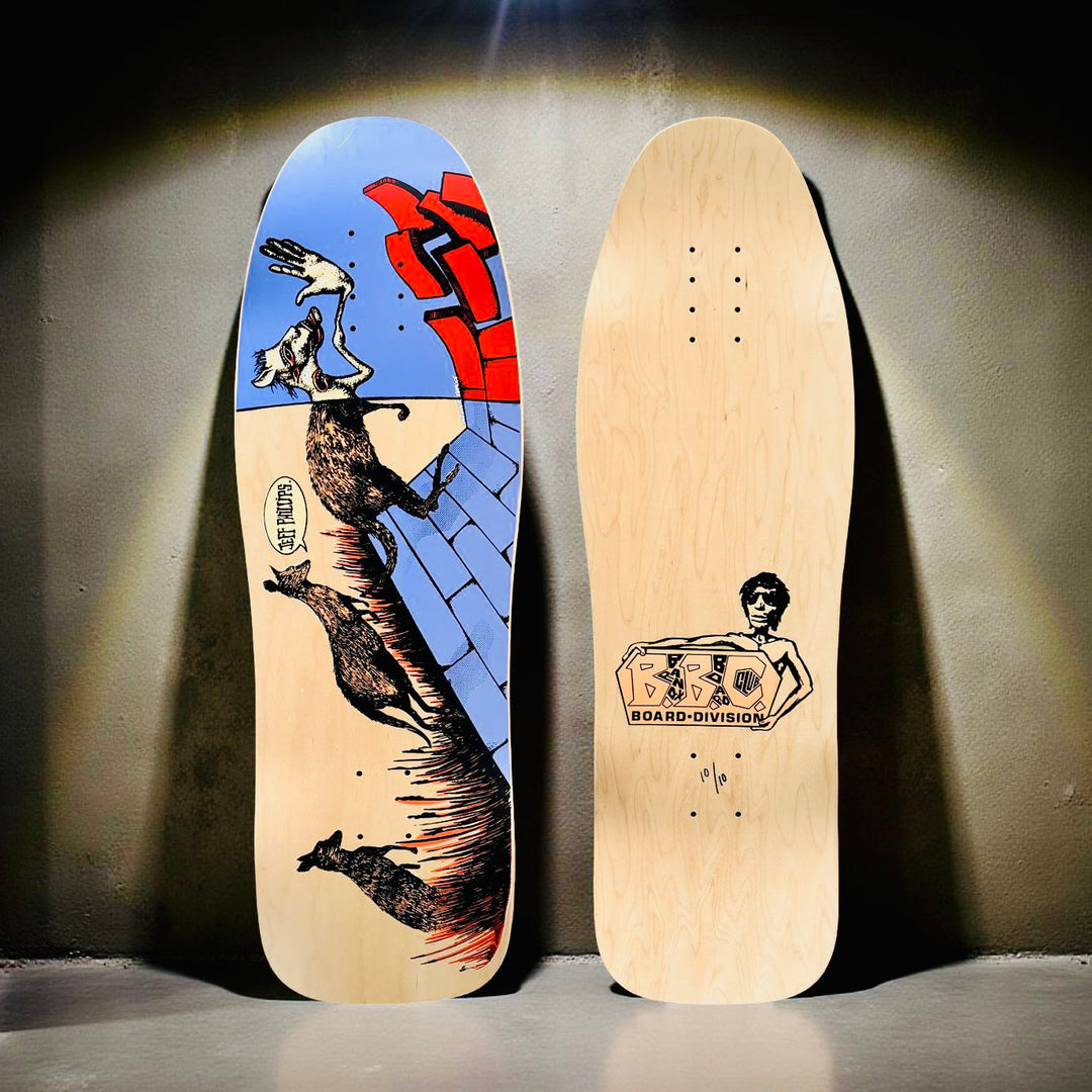Jeff Phillips Kangaroo "RIDER" BBC Deck, HAND-PAINTED 10"x31" (1 of 10)