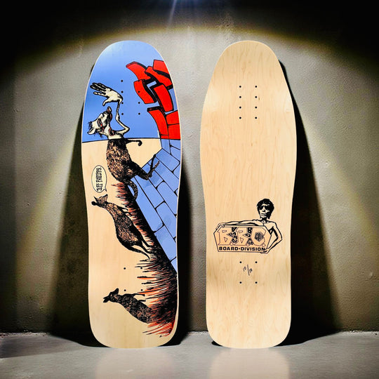 Jeff Phillips Kangaroo "RIDER" BBC Deck, HAND-PAINTED 10"x31" (1 of 10)
