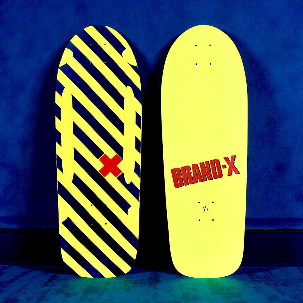 Vertical Hold 10"x30" ROUTED, HAND-PAINTED Deck (1 of 7)