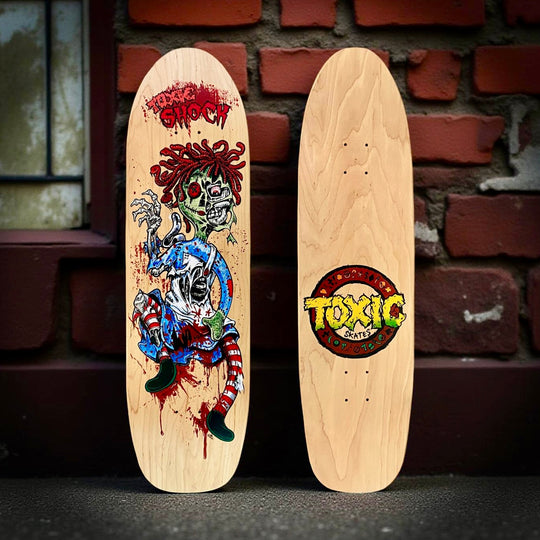 Toxic Shock Bullet-Pig Deck 9.1"x33.25” HAND-PAINTED