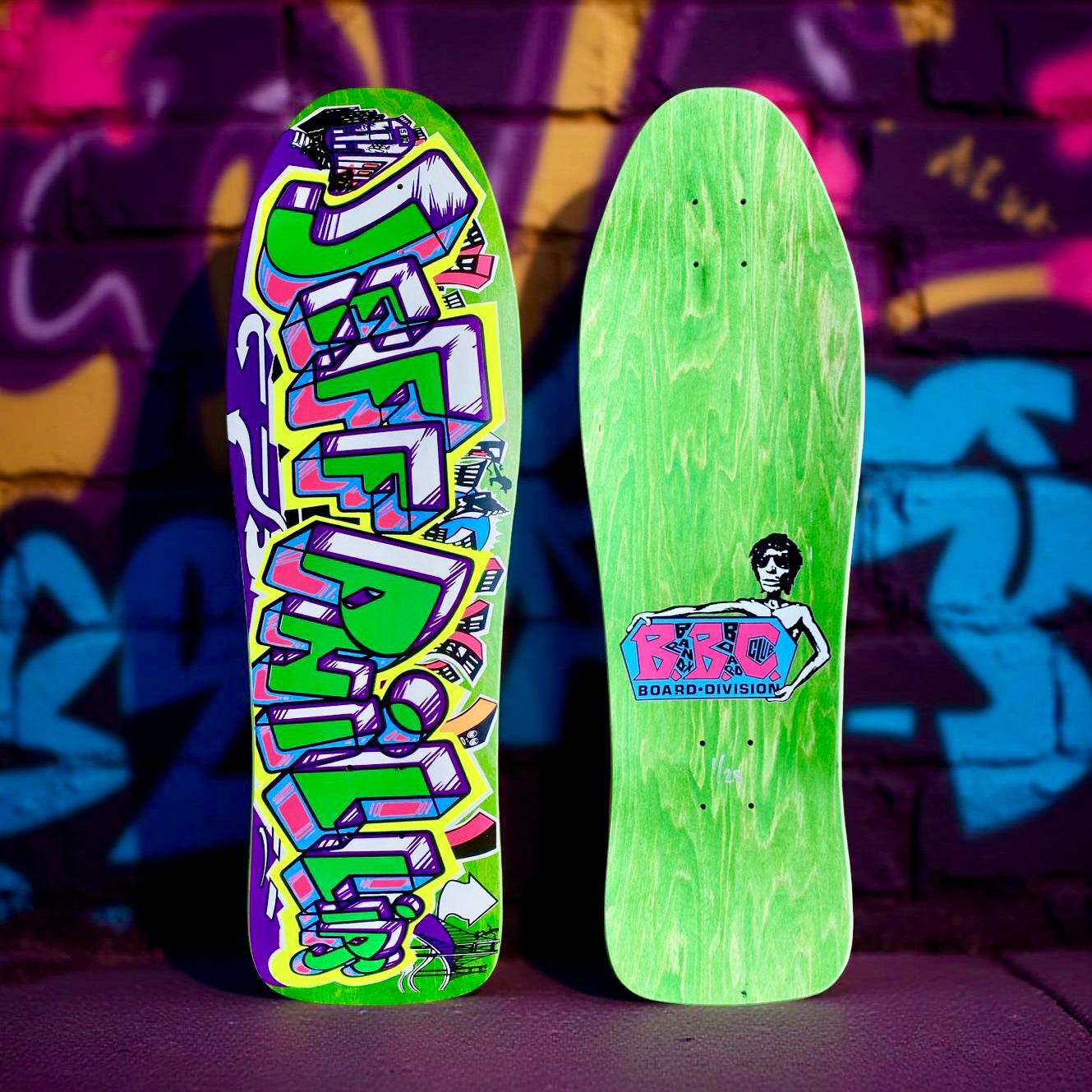 Jeff Phillips GRAFFITI Limited Edition, HAND PAINTED BBC Deck (1 of 25) - One Revolver Surfboards