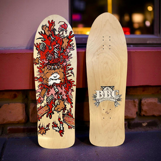 Monty Nolder BBC Exploded Bulldog (#3) Limited Edition Deck 10.2"x32" HAND-PAINTED (1 of 15)