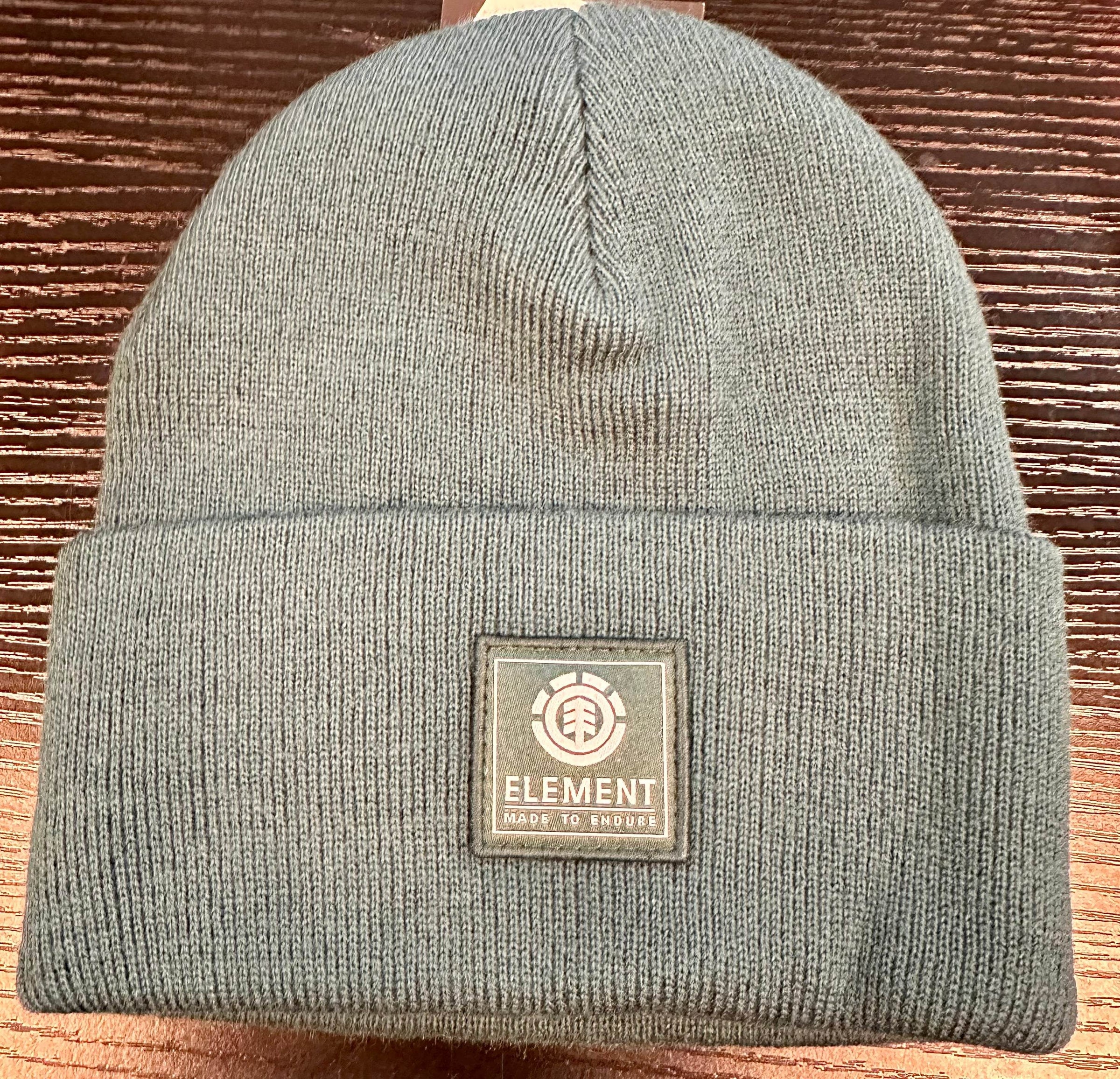 Element Youth Dark Green Beanie - One Revolver Surfboards