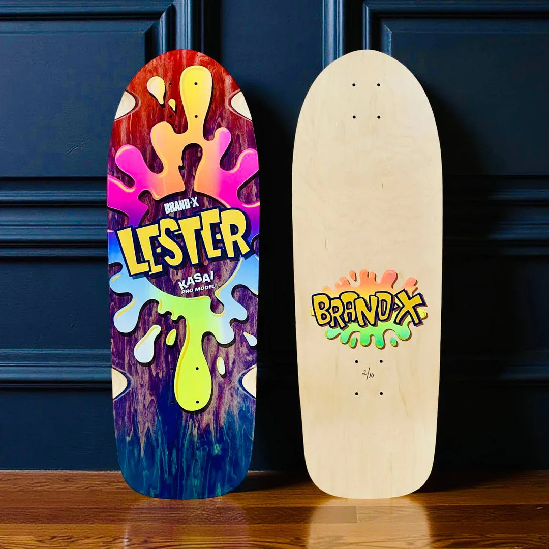 Lester Kasai 10”x30” Limited Edition, DOUBLE FADE Deck HAND-PAINTED (1 of 10) - One Revolver Surfboards