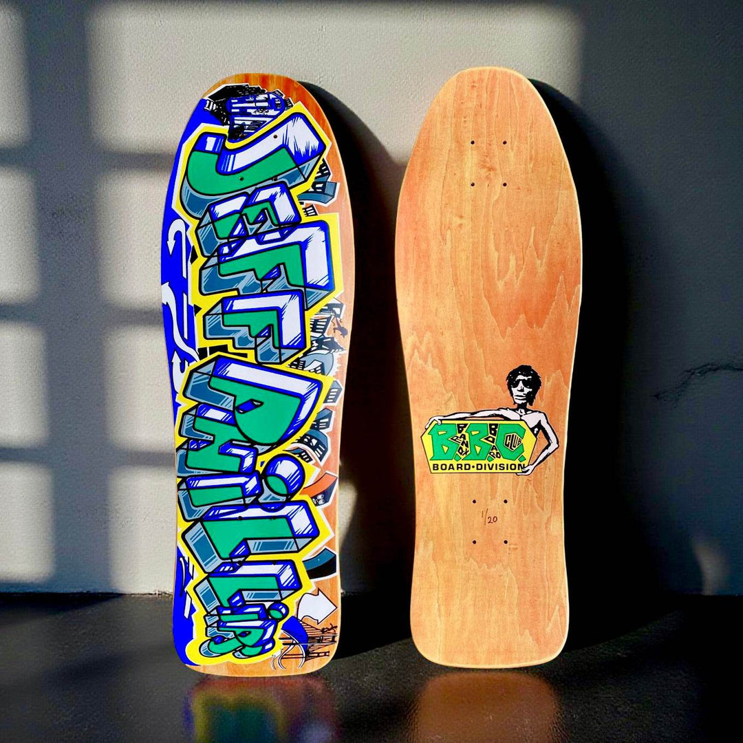 Jeff Phillips GRAFFITI Limited Edition, HAND PAINTED BBC Deck (1 of 20) - One Revolver Surfboards