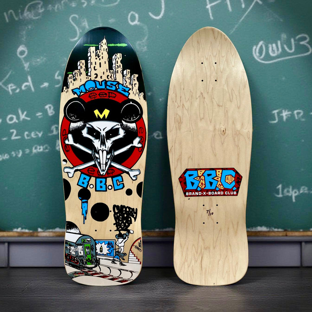 BBC Jamie Mosberg Mouse Skull 10.3”x31” HAND-PAINTED, LIMITED EDITION (1 of 10)