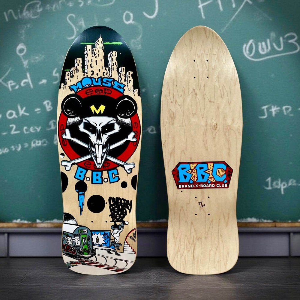 BBC Jamie Mosberg Mouse Skull 10.3”x31” HAND-PAINTED, LIMITED EDITION (1 of 10) - One Revolver Surfboards