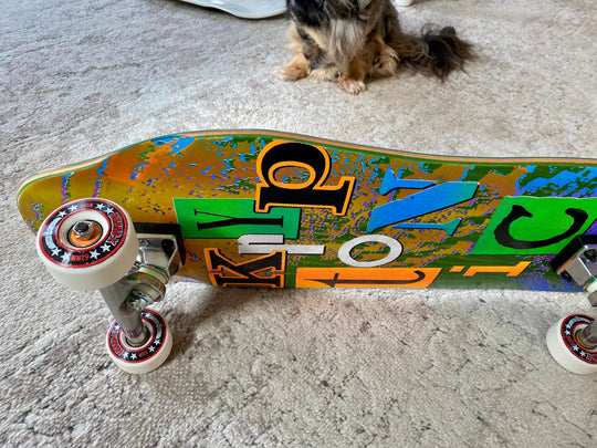 Kryptonics Ransom LIMITED EDITION 10.1"x30" HAND PAINTED Complete (1 of 3)