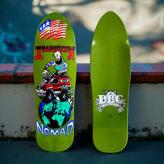 Bill Danforth Nomad Van BBC Limited Edition, Deck 9.5"x32" HAND-PAINTED (1 of 10)