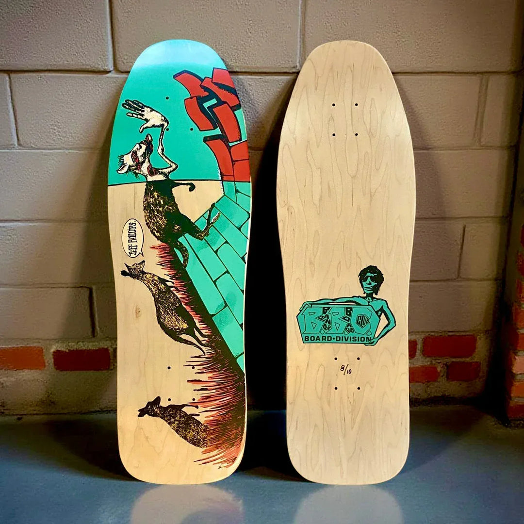Jeff Phillips Kangaroo Limited Edition BBC Deck, HAND-PAINTED 10"x31" (1 of 10) - One Revolver Surfboards