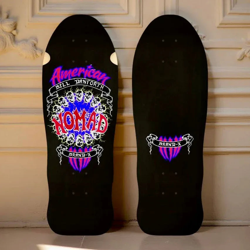 Bill Danforth Circle of Skulls 10”x30” Limited Edition, HAND-PAINTED Deck (1 of 10) - One Revolver Surfboards