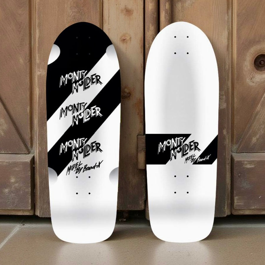 Monty Nolder STRIPES Limited Edition Deck 10”x30” HAND-PAINTED (1 of 4)