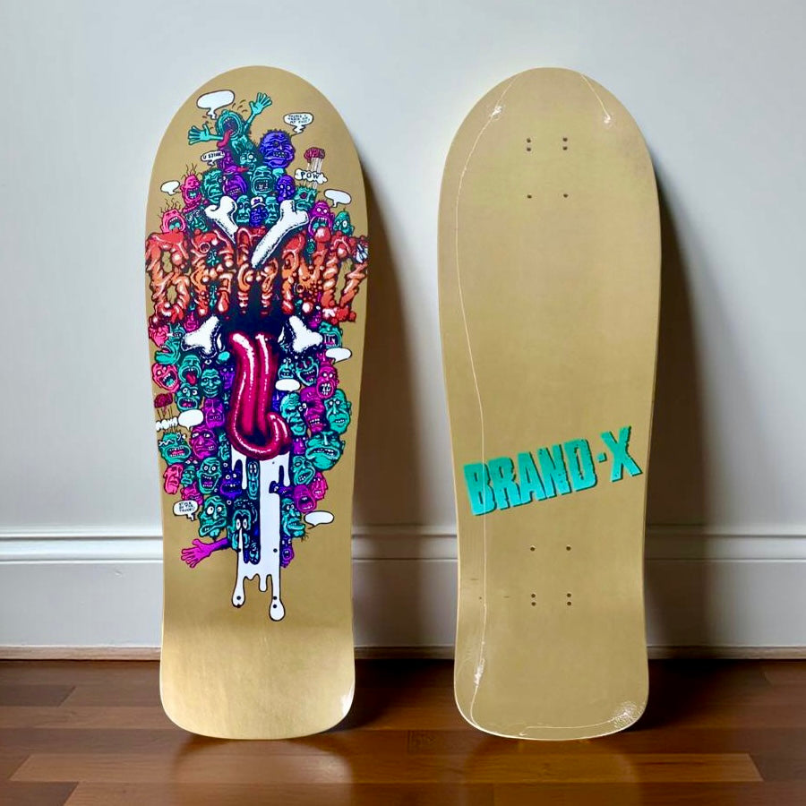 Riot Stick Limited Edition Deck 10"x30.25" HAND PAINTED (1 of 10)