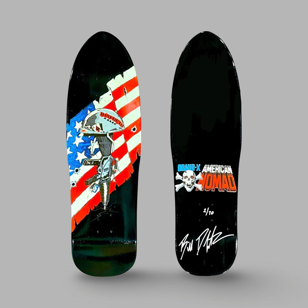 Bill Danforth Gulf War Memorial Limited Edition Deck 9.5"x32" HAND PAINTED (1 of 70)
