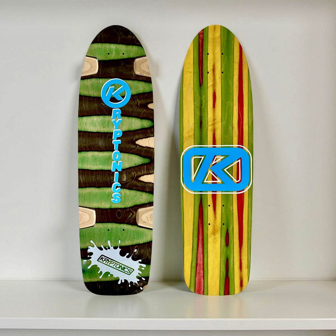 Kryptonics ONE-OF-A-KIND & HAND-PAINTED CRUISER Deck or Complete 8.5”x31” (1 of 1) - One Revolver Surfboards