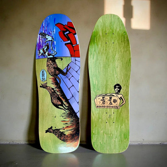Jeff Phillips Kangaroos ONE OF A KIND BBC Deck, HAND-PAINTED 10"x31" (1 of 1) - One Revolver Surfboards