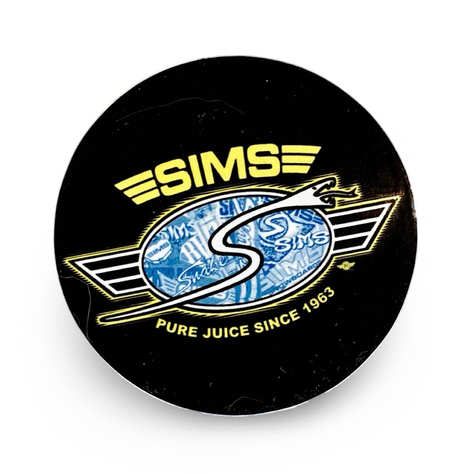 Sims Snake Collage Sticker 3” - One Revolver Surfboards