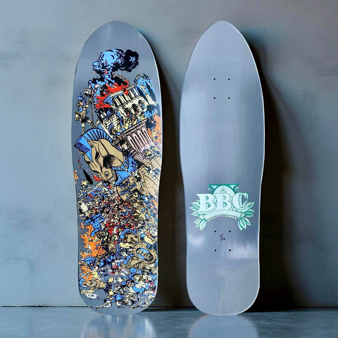 BBC Troy Chason ‘Horse of Troy’ 9.5”x32” HAND-PAINTED, LIMITED EDITION - One Revolver Surfboards