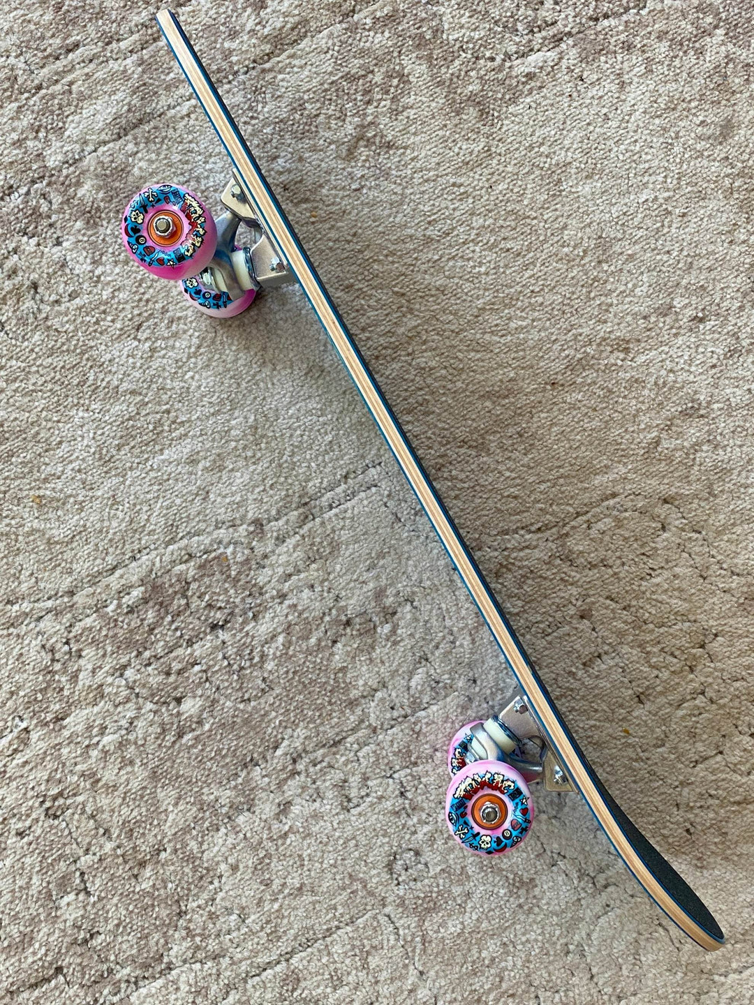 Denny Riordon Jester FREESTYLE Limited Edition 7.3”x28” HAND PAINTED (1 of 15) COMPLETE SKATEBOARD - One Revolver Surfboards
