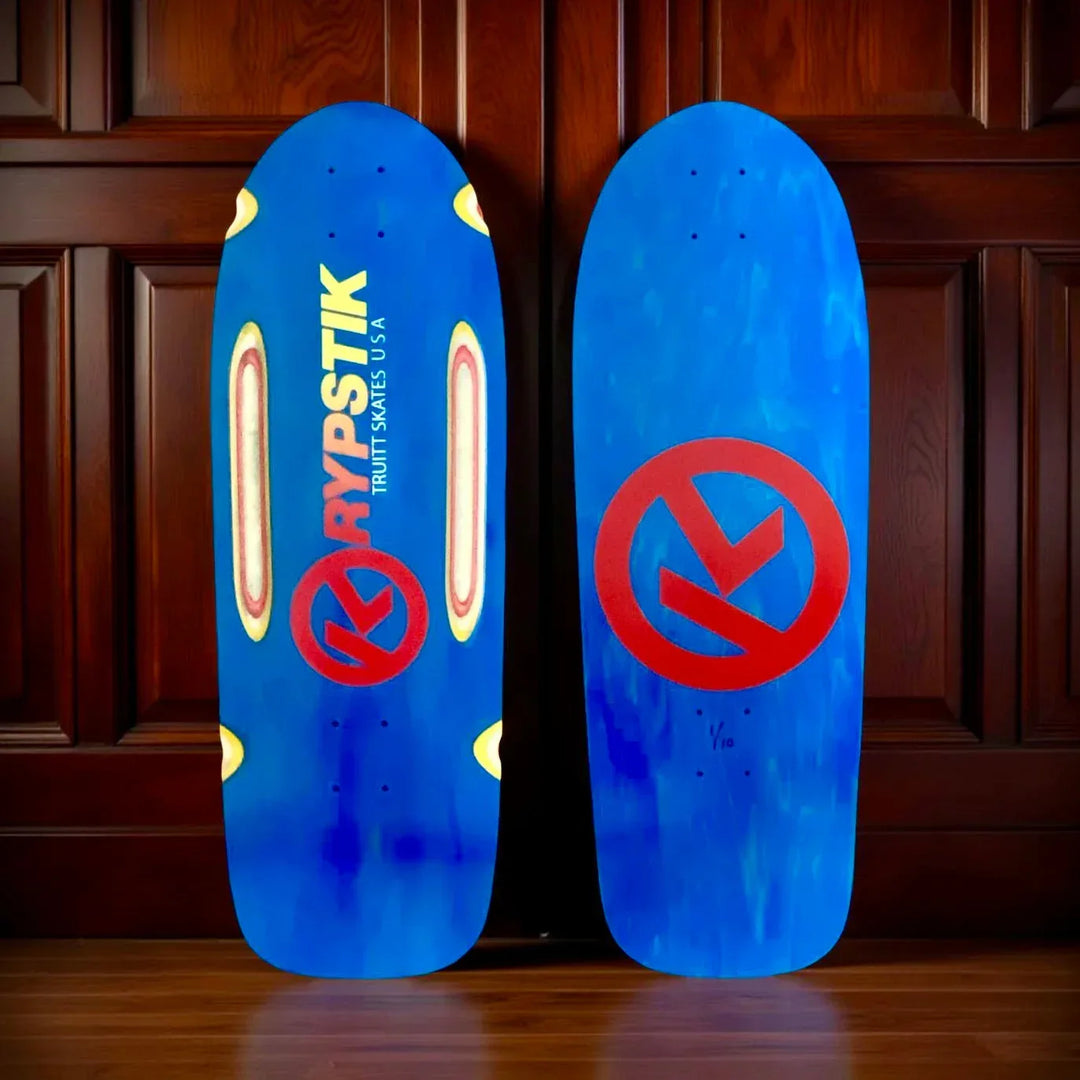 Krypstik Routed 10”x30” Limited Edition Deck HAND-PAINTED (1 of 10) - One Revolver Surfboards