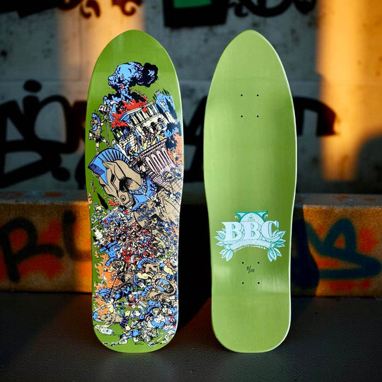 BBC Troy Chason ‘Horse of Troy’ 9.5”x32” HAND-PAINTED, LIMITED EDITION - One Revolver Surfboards
