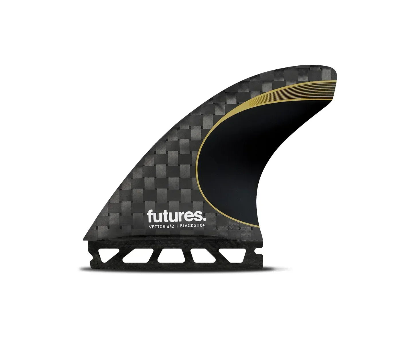 One Revolver Surfboards - Vector 3/2 Blackstix+ Thruster (M) Surfboard Fins