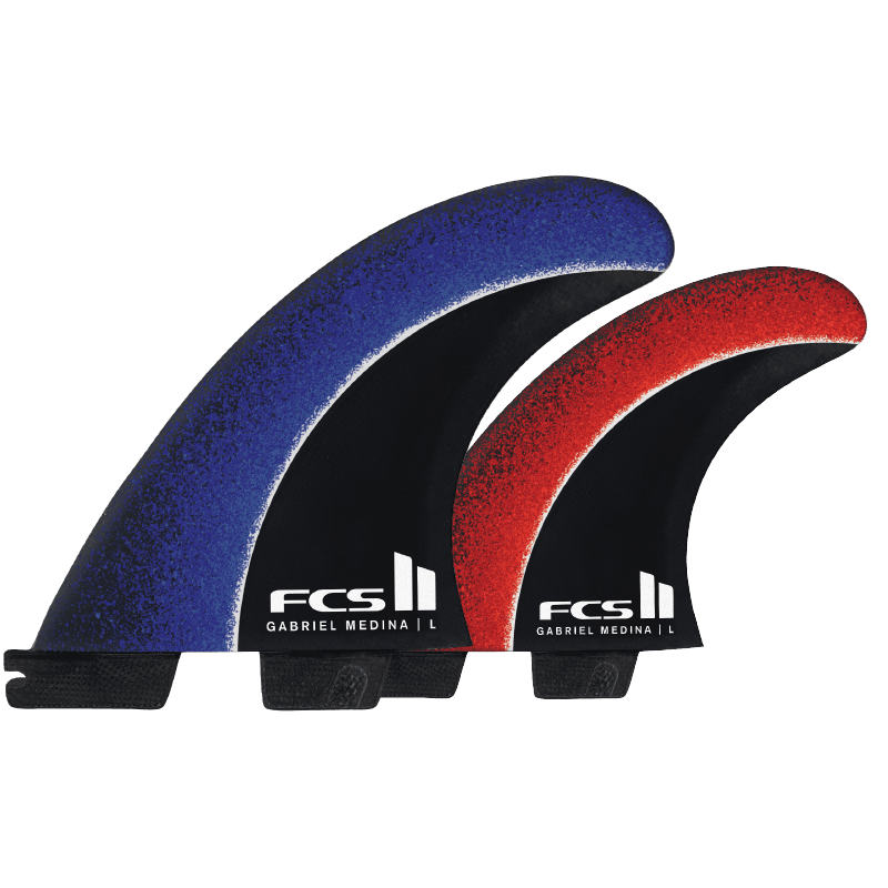 FCS II Gabriel Medina Signature Tri Fin Set - One Revolver Surfboards