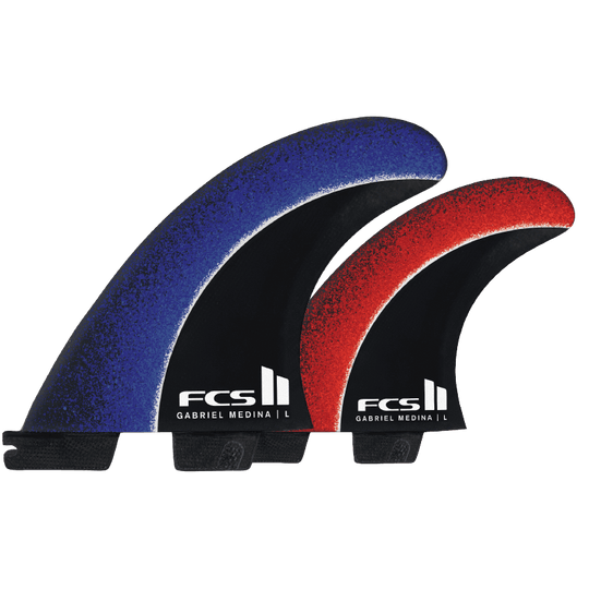 FCS II Gabriel Medina Signature Tri Fin Set - One Revolver Surfboards