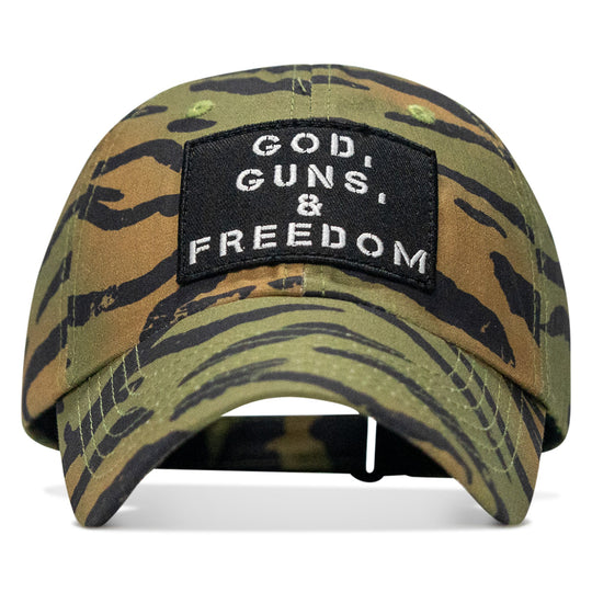 Ripstop God, Guns and Freedom Lifestyle Patch Low Profile Hat