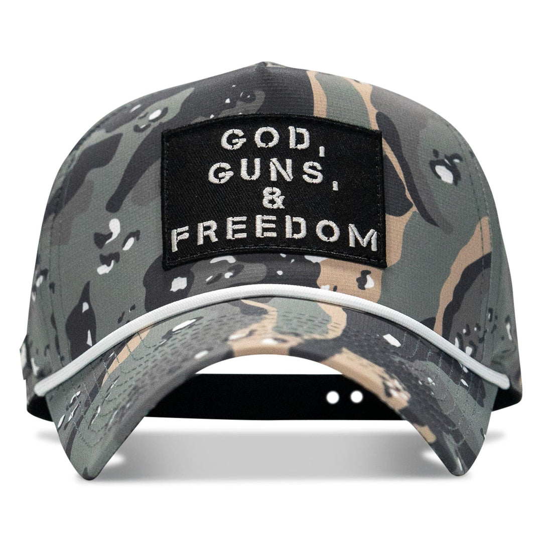 One Revolver Surfboards - God, Guns, And Freedom Patch Weekender Snapback Hat WEEKENDER SNAPBACK