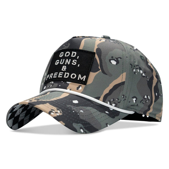 One Revolver Surfboards - God, Guns, And Freedom Patch Weekender Snapback Hat WEEKENDER SNAPBACK