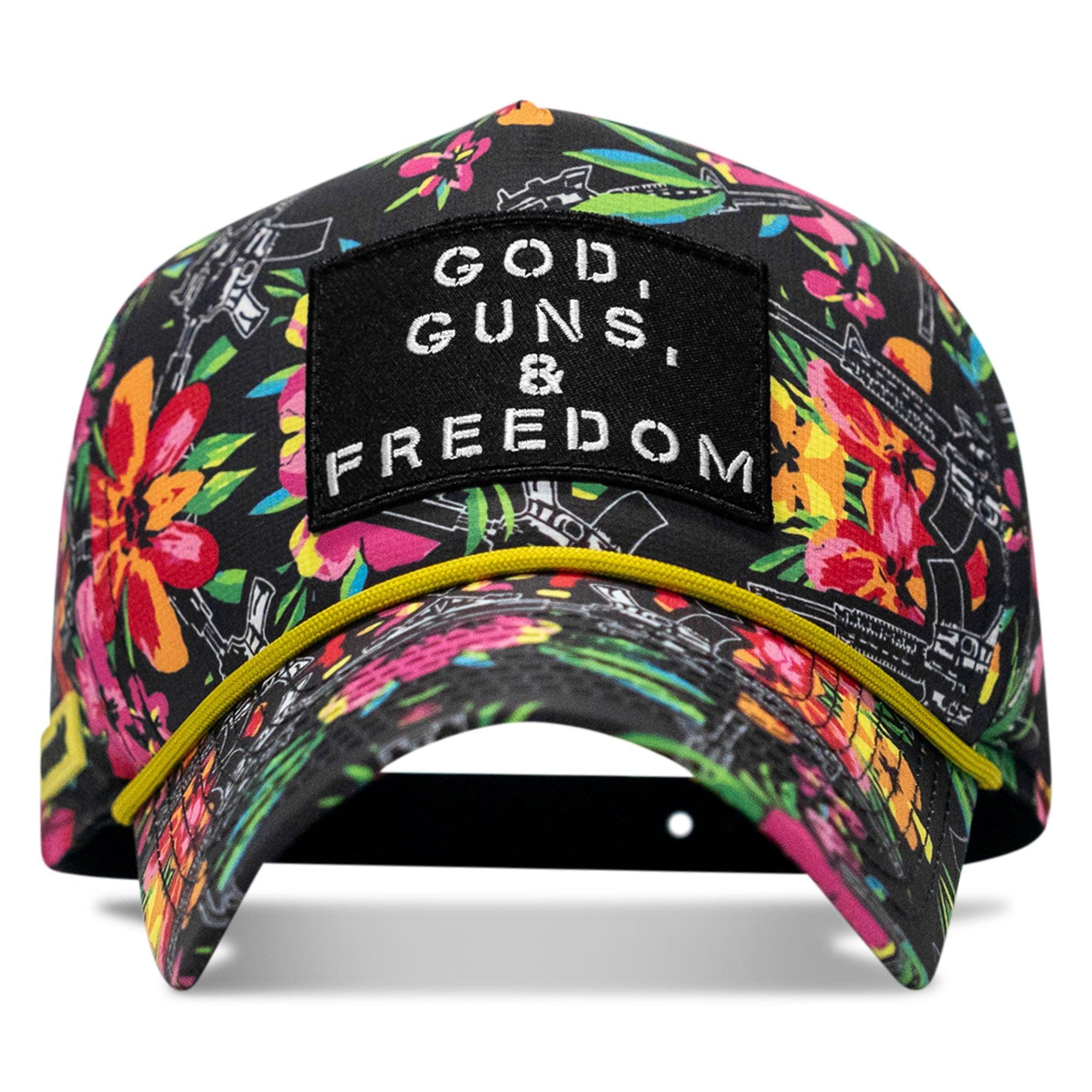 One Revolver Surfboards - God, Guns, And Freedom Patch Weekender Snapback Hat WEEKENDER SNAPBACK