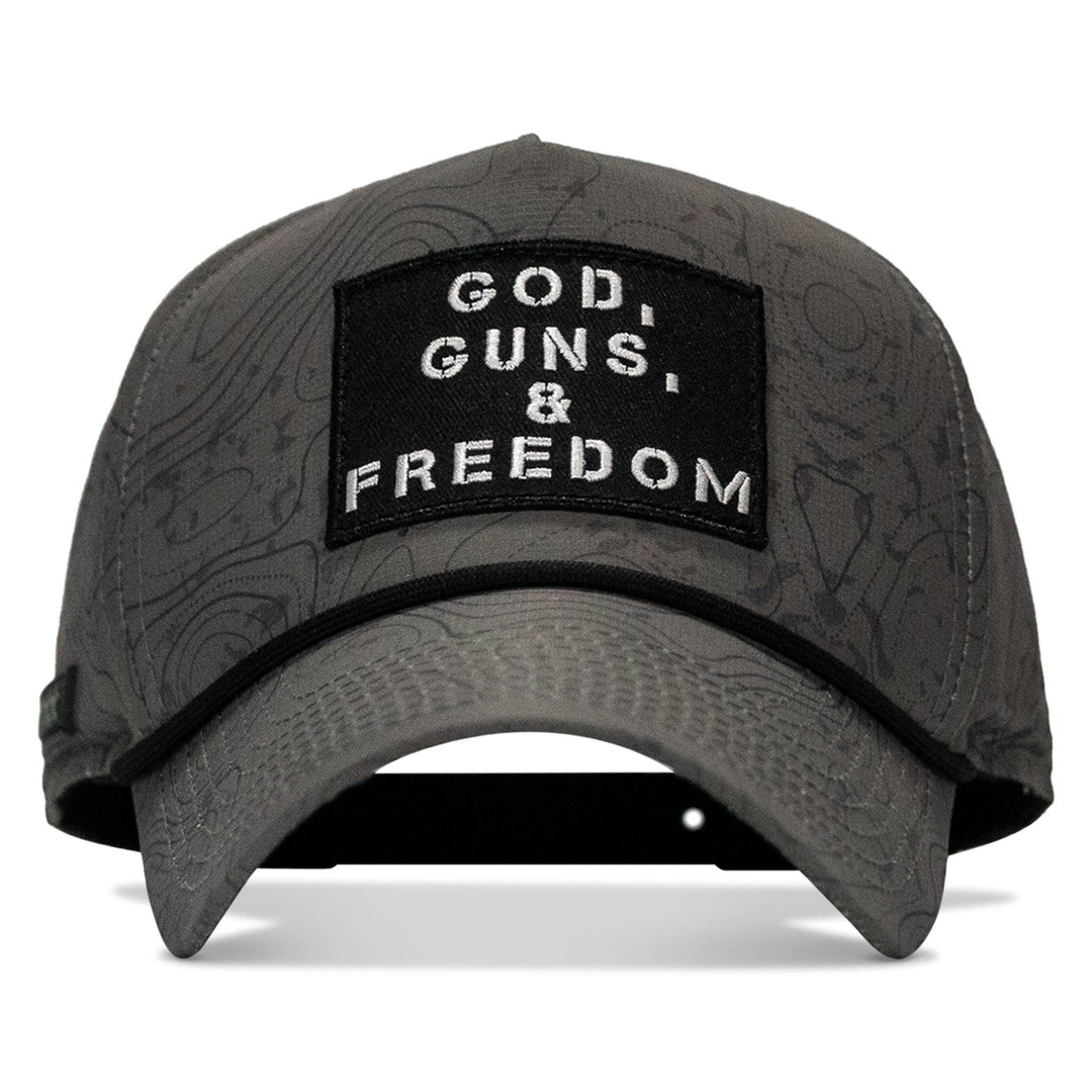 One Revolver Surfboards - God, Guns, And Freedom Patch Weekender Snapback Hat WEEKENDER SNAPBACK
